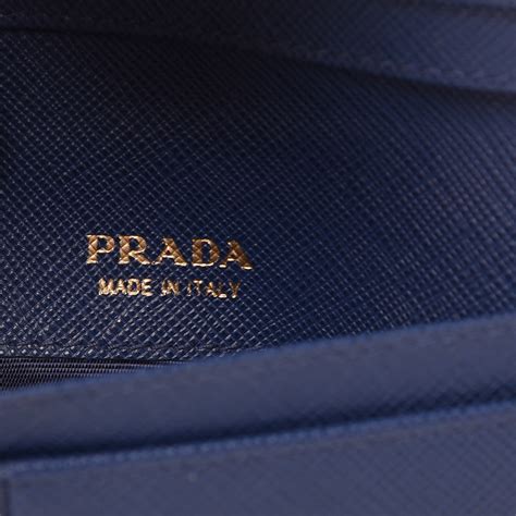 prada wallet bluette|prada saffiano envelope wallet.